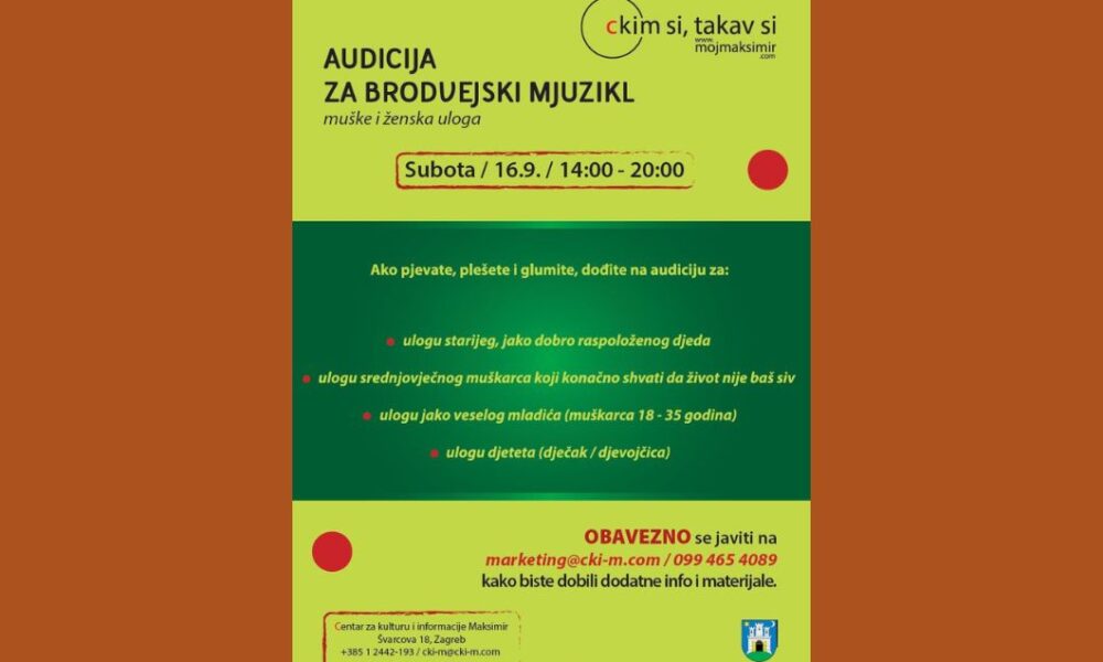 Audicija za mjuzikl