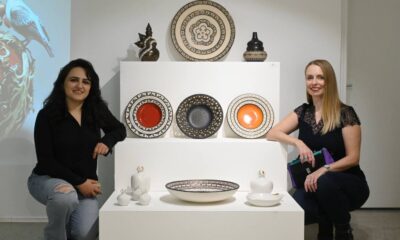 Umjetnica Alina Gishyan i kustosica Sonja Švec Španjol