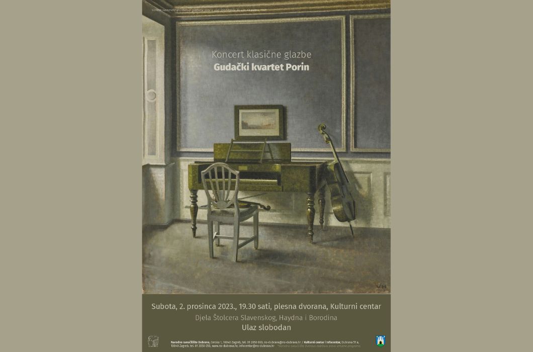 Koncert 2.12. Porin KC Dubrava