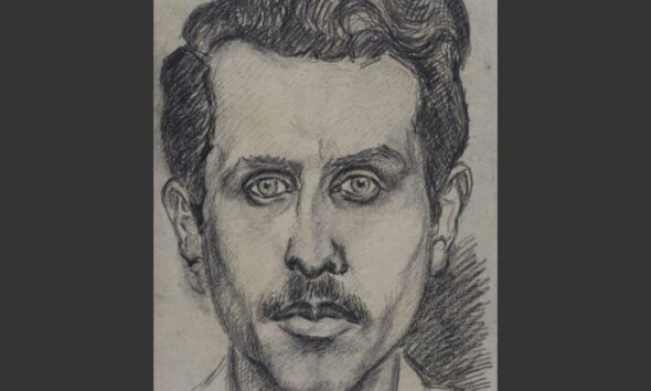 Julije Knifer - autoportret