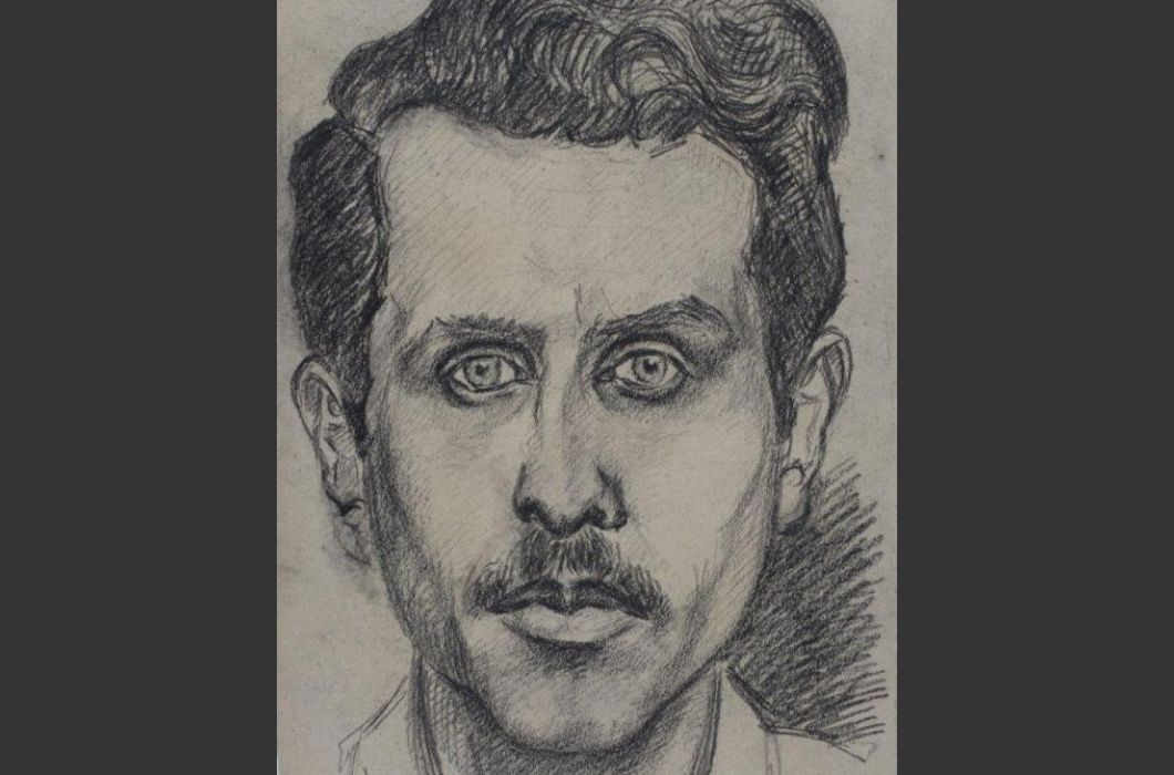 Julije Knifer - autoportret