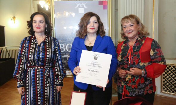 Dodijeljena nagrada Tito Strozzi u HNK u Zagrebu