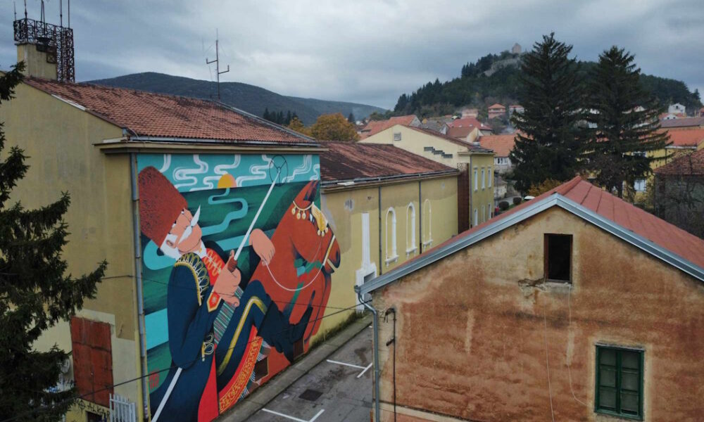 Dovršen mural na Gradskom kinu Sinj