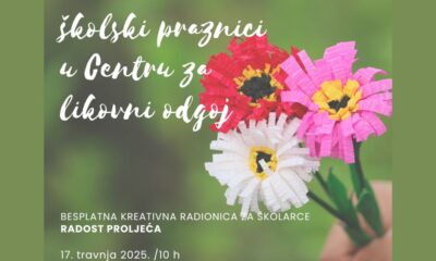 Besplatna radionica za školarce u Centru za likovni odgoj Grada Zagreba