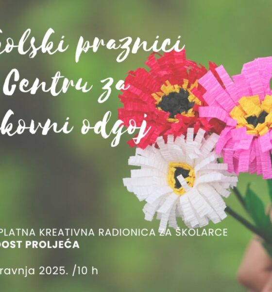 Besplatna radionica za školarce u Centru za likovni odgoj Grada Zagreba