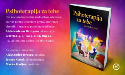 "Psihoterapija za tebe i život kakav želiš" autorice Aleksandre Drezge