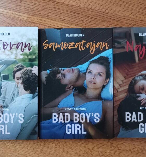 posljednje tri knjige "Bad Boy's Girl" (Djevojka lošeg dečka) autorice Blair Holden