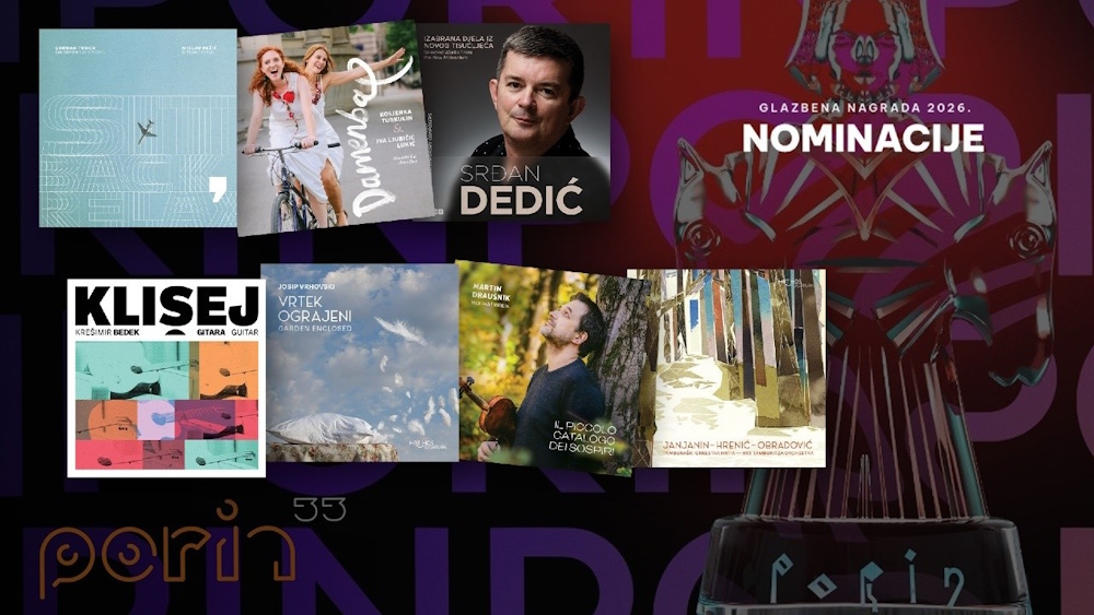 33. Porin - Cantusova izdanja ostvarila 12 nominacija!