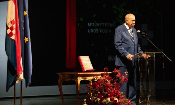 Predsjednik Upravog odbora Skolske knjige dr. sc. Ante Zuzul