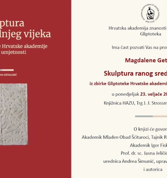 Skulptura ranog srednjeg vijeka iz zbirke Gliptoteke Hrvatske akademije znanosti i umjetnosti