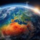 Ilustracija Zemlje i klimatskih obrazaca