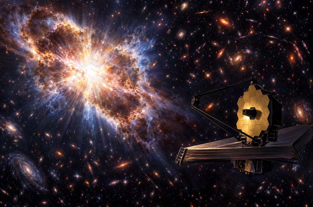 Moguća supernova iz ranog svemira promatrana svemirskim teleskopom.