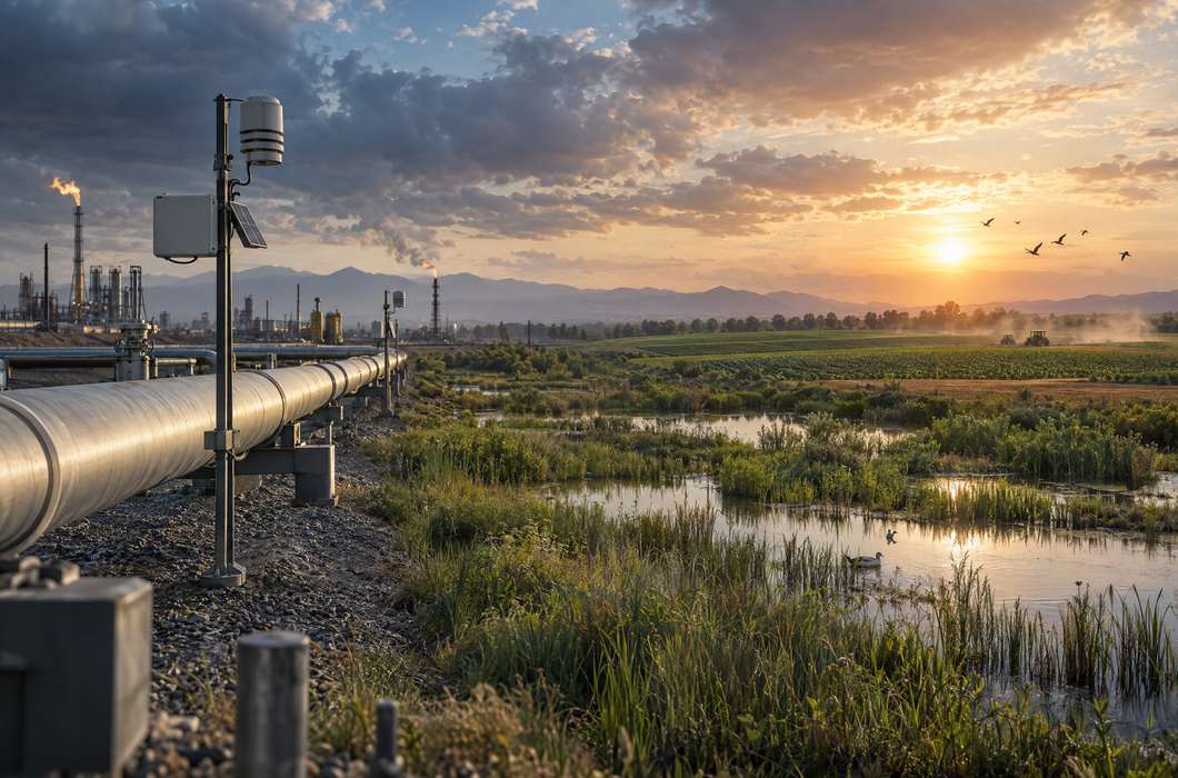 Senzori za praćenje metana uz energetsku i prirodnu infrastrukturu